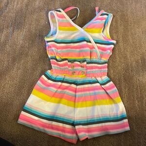 Limited Too Striped Shorty 3T romper. Worn once.